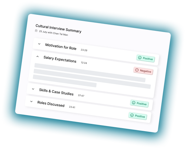 Cultural Interview Summary